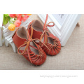 2017 Summer Season Roman Baby Sandal Leather Girls Fancy Sandals